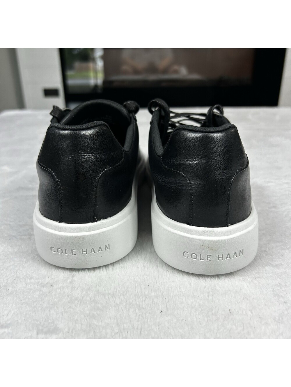 Cole Haan Womens Grand Crosscourt Daily Sneaker Size 8.5B Black White W26650 New - Picture 8 of 10